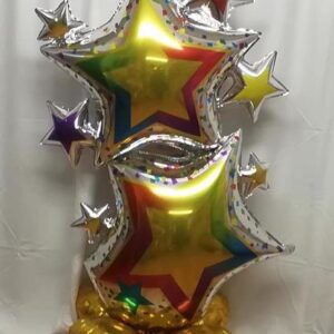 Airloonz 59" celebration stars balloon from Attica Balloons