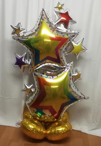 Airloonz 59" celebration stars balloon from Attica Balloons