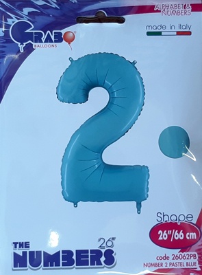 Number Two balloon from Attica Party Shop, Southam
