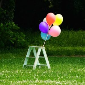 Simple balloons from Attica Balloon and party shop