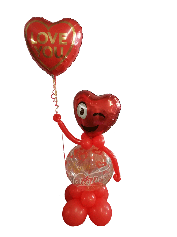 Love balloon for Valentines day